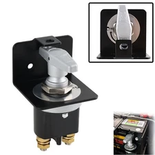 Cut-Off Battery Switch 12V - 24V 250A High Current with Lock-Out Plate