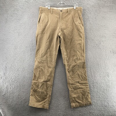 Eddie Bauer Legend Wash Chino Pants Mens 36x34 (Actual 36x33) Beige Mid ...