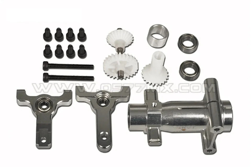 Helicopter Tail Boom Mount Silver Color Metal For Align T-rex 450 Torque Tube - Image 4 of 4