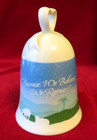 Vintage 1987 Porcelain "Because We Believe We Rejoice" Bell, 4" Tall — photo 2