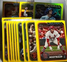 2024 Topps Hanger Pack Baseball Inserts ~ Yellow Border ~ Foils ~ U-PICK