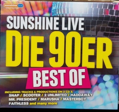 Various  Sunshine Live-Die 90er-Best of - 2 X Cd, Compilation-uptrax035-2-OVP