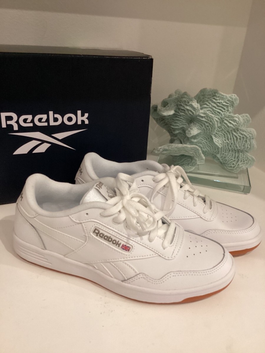 Reebok Unisex Club White Leather Memt Classic Tennis Shoes Sz Men’s 7.5 Womens 9 Reebok Club Memt Women main image 2