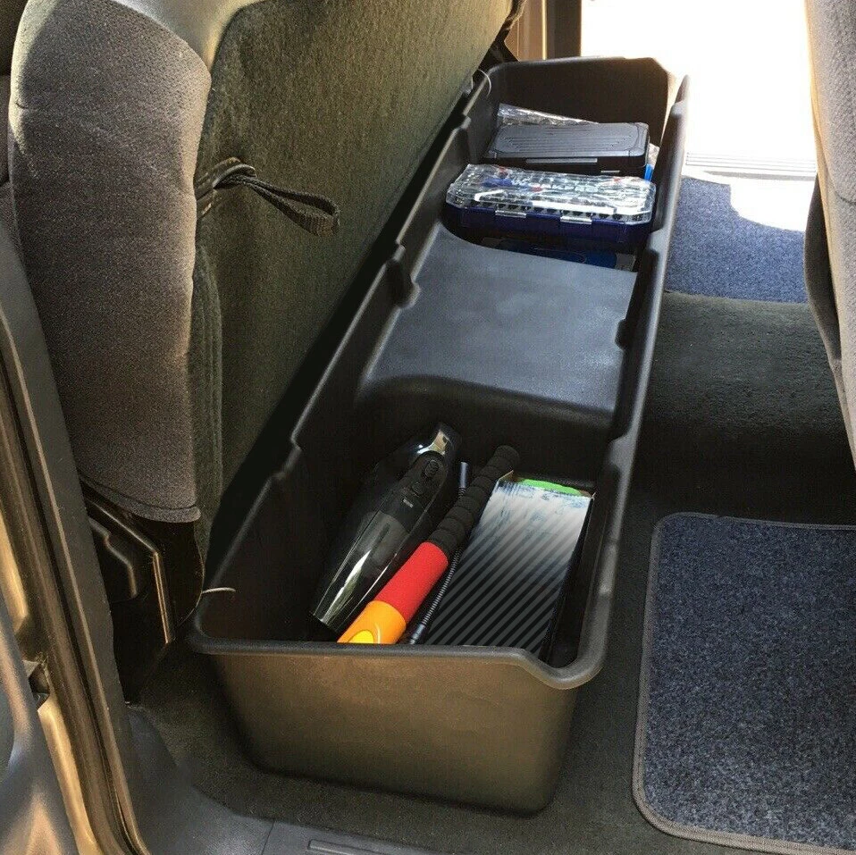 Underseat Storage Box 1999-2006 fits Chevy / GMC Silverado / Sierra Extended Cab - Image 2 of 4