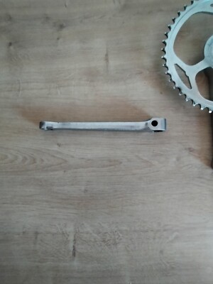 Pédalier Motobécane 46 Dents Pour Vélo Ancien - Acier Argenté, Course, Occasion