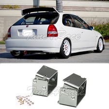 For 96-00 Honda Civic Alex Tilt Brackets Ek9 3dr Type R Spoiler Fully Adjustable