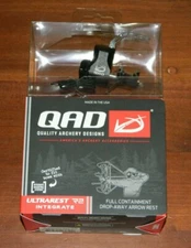 NEW QAD Ultrarest Integrate R2 QAD- Black - Bow Rest- LEFT Handed- Integrated