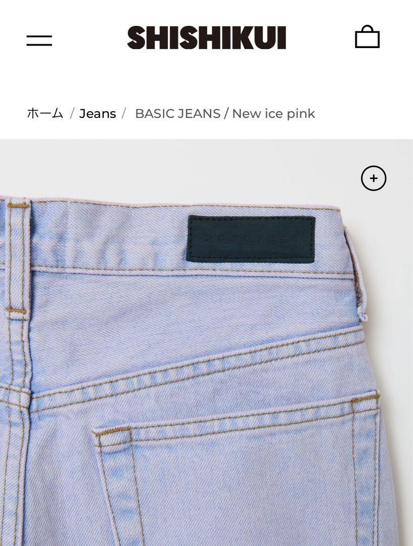 THE SHISHIKUI BASIC JEANS ICE PINK