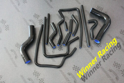 Black Coolant Hose Fit Subaru Legacy BD5/BG5 BE5/BH5 GT/RS Twin Turbo 1993-2003 - Picture 2 of 7