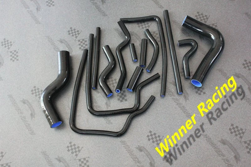 Черный шланг охлаждающей жидкости подходит для Subaru Legacy BD5/BG5 BE5/BH5 GT/RS Twin Turbo 1993-2003 - Изображение 2 из 4