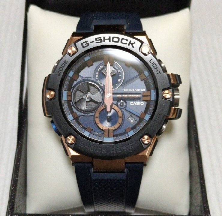 2018 Casio G-shock G-steel Gst-b100g-2ajf Smartphone Link Men's