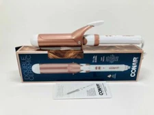 Conair Double Ceramic Curling Iron; 1/2", 3/4", 1", 1 1/4", 1 1/2" with Clip