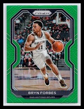 2022-21 Panini Prizm NBA #232 Bryn Forbes Green Prizm Parallel San Antonio Spurs