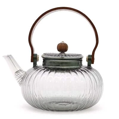 ANCIENT WISDOM Glass Infuser Teapot - 950ml - Stovetop Safe - BPA Free