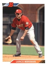 2010 Bowman 1992 Bowman Throwbacks #BT57 Lance Berkman Houston Astros