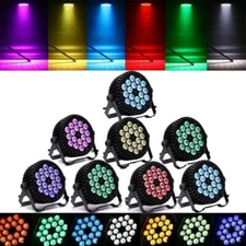 Par Can Stage Light 270W RGBW 18LED Strobe Beam DMX DJ Disco Party Show Bar Lamp