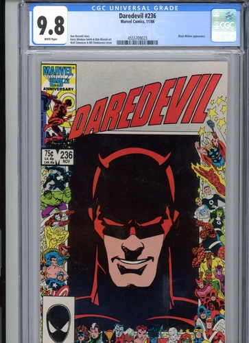 Daredevil #236 1986 Marvel CGC 9.8 White