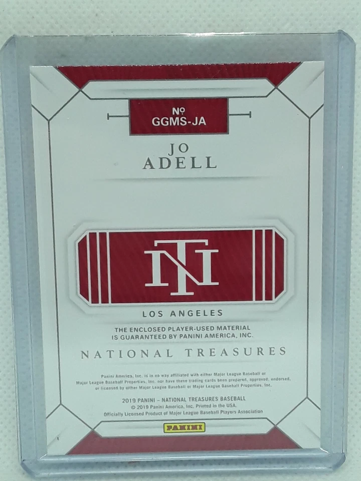 Jo Adell 2019 National Treasures Baseball EIGHT PATCH (77/99) Los Angeles Angels - Image 2 of 2