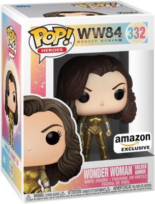 Funko Pop! Wonder Woman 1984 w Golden Armor Amazon Exc Vinyl