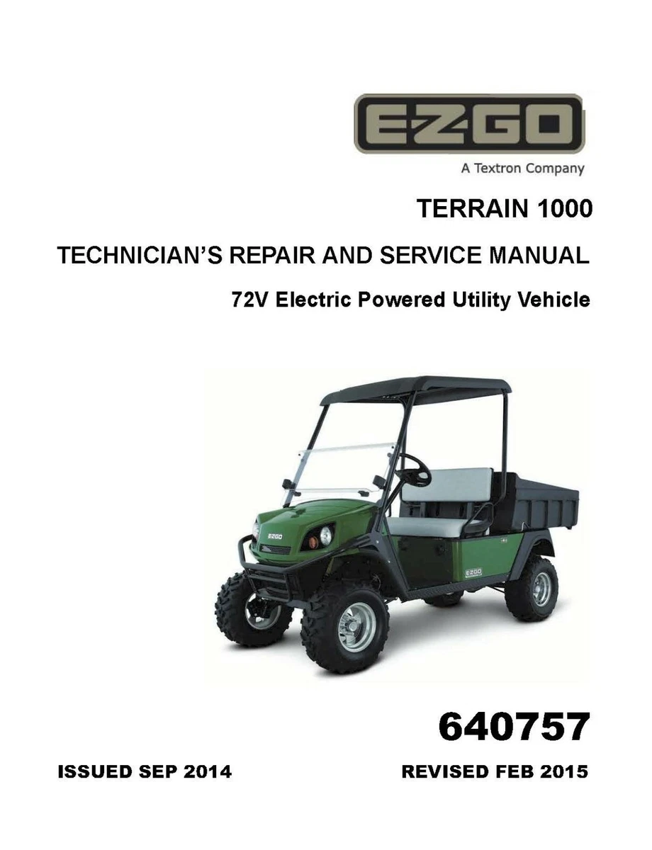 EZGO RXV RXV Freedom 20162019 Gas Golf Cart Service Repair, 52 OFF