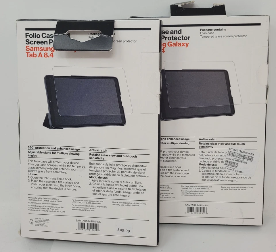 Verizon Folio Case for Samsung Galaxy Tab A 8.4" w/ Screen Protector - Image 2 of 4