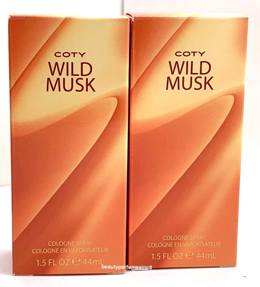 Лот из 2 - Wild Musk от Coty одеколон 1,5 унц спрей, духи для женщин - Изображение 2 из 4