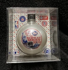 2000 Subway Series World Series Glass Christmas Ornament NY YANKEES vs NY METS