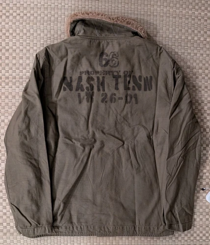 NWT Imogene + Willie Stitched "Lost" Deck Jacket Mens Size Medium Made in USA image 2