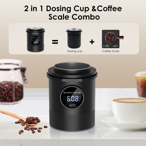 Coffee Dosing Cup 58mm Coffee Dosing Stainless Steel Coffee Electronic Scale - Picture 2 of 17