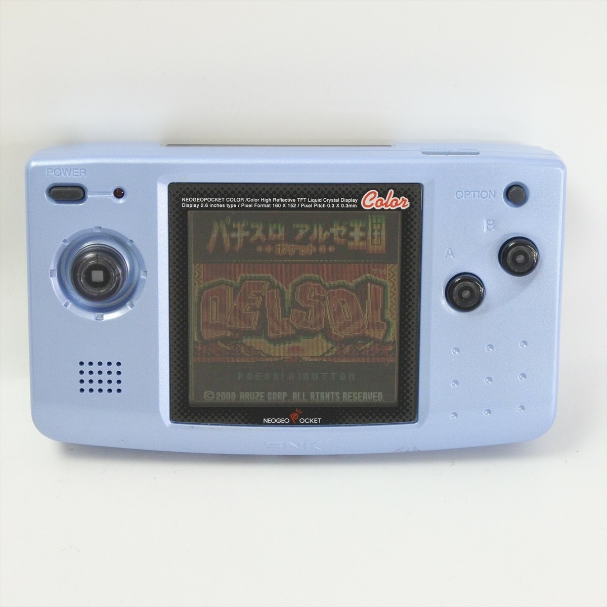 NEO・GEO Neo Geo Pocket COLOR Console Platinum Blue Boxed SNK 0898413
