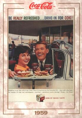 Coca-Cola USA Card No. 69 - Be Really Refreshed 1959 - Trivia Card 1993 ed. Ma...
