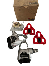 Pedali Bici Corsa Vintage Look PP 357 Argento-Nero