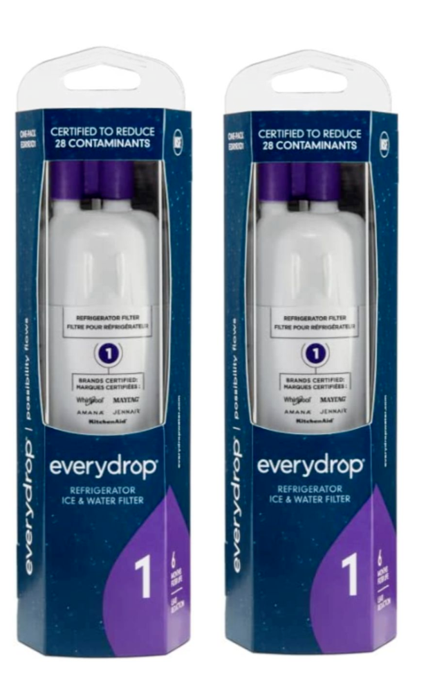 2 Pack W10295370A EDR1RXD1 Refrigerator Water Filter Replacement 19081