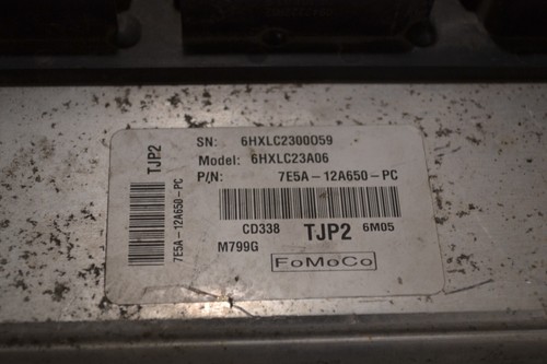 07 08 09 Ford Fusion #1624 Engine Computer ECM ECU 7E5A-12A650-PC - Picture 6 of 6