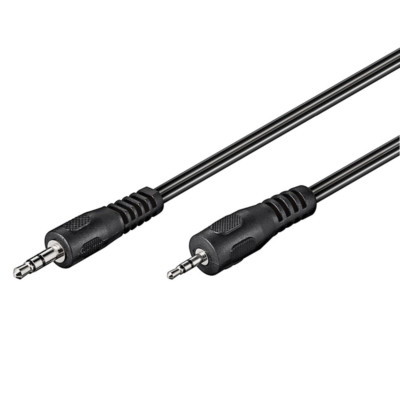 2m Audio Stereo Kabel Adapter 3,5mm auf 2,5mm Mini Klinke Kopfhörer Stecker