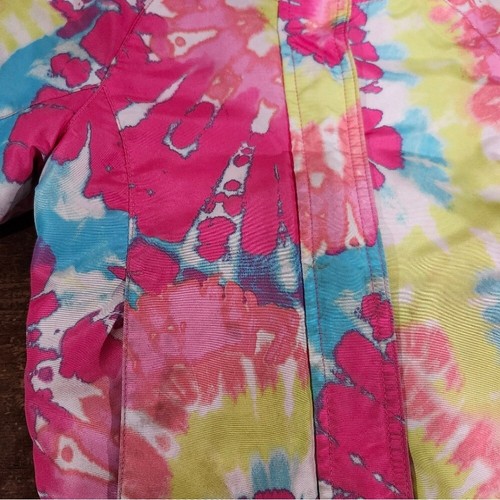 The Children's Place Tie-Dye Puffer Jacket Girls 3T - Picture 3 of 12