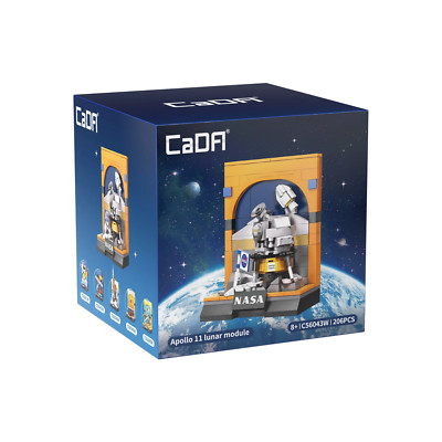 CaDA Bricks NASA Apollo 11 Mondlandefähre 206 Teile Brick Model Kit C56043W