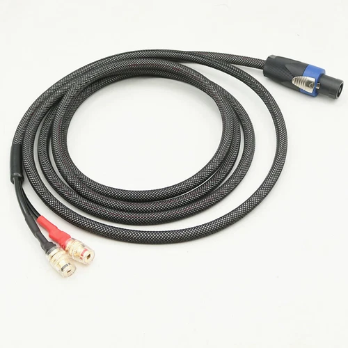 2 Wire Speaker Cable for REL Sub Subwoofer Speakon 4 mm Terminal - Picture 1 of 4