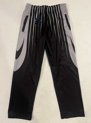 Carolina Panthers Pants Mens 2XL XXL Black Gray Lightweight NFL Football