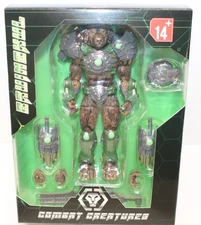 Combat Creatures Bruinskul Bear 6.5" Figure by Morphonauts Battle Beasts - New