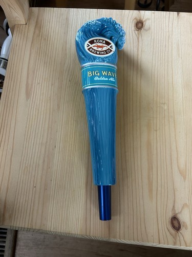 Kona Brewing Company Big Wave Golden Ale Bier Zapfhahn Griff Knopf Zug Ozean Bn 150 - Bild 3 von 4