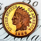 * 1888 * PRISTINE++ GEM PROOF INDIAN HEAD PENNY * FROM ORIGINAL COLLECTION
