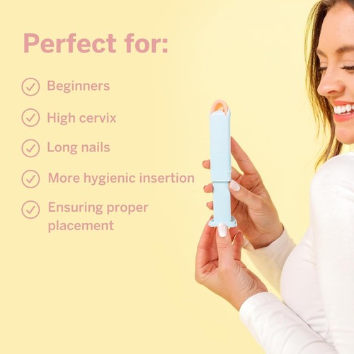 No Toxic Chemicals - 2 Menstrual Discs & Applicator Set for Effortless Use - Picture 6 of 11