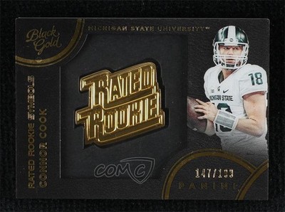 2016 Black Gold Collegiate Rated Rookie Symbol Relics /199 Connor Cook RC 17xm