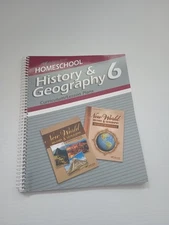 Abeka Homeschool History & Geography 6 Curriculum / Lesson Plans (Spiral-Bound)