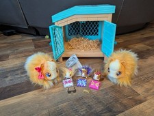 Little Live Pets Mama Surprise Interactive Guinea Pigs 2 Adults and 3 Babies