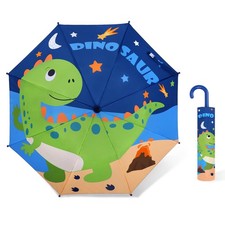 Umbrella Children Folding Umbrellas Easy Push/Pull for ,8 Rib Reinforced Cano...