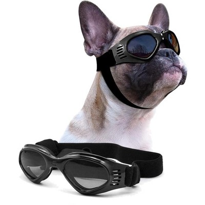 Hundeschutzbrille Namsan Verstellbarer Riemen Schwarz  Winddicht