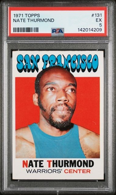 1971 Topps Basketball #131 Nate Thurmond PSA EX 5 142014209