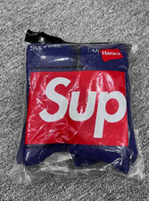 Supreme Hanes Purple Crew Socks Mens Womens S...